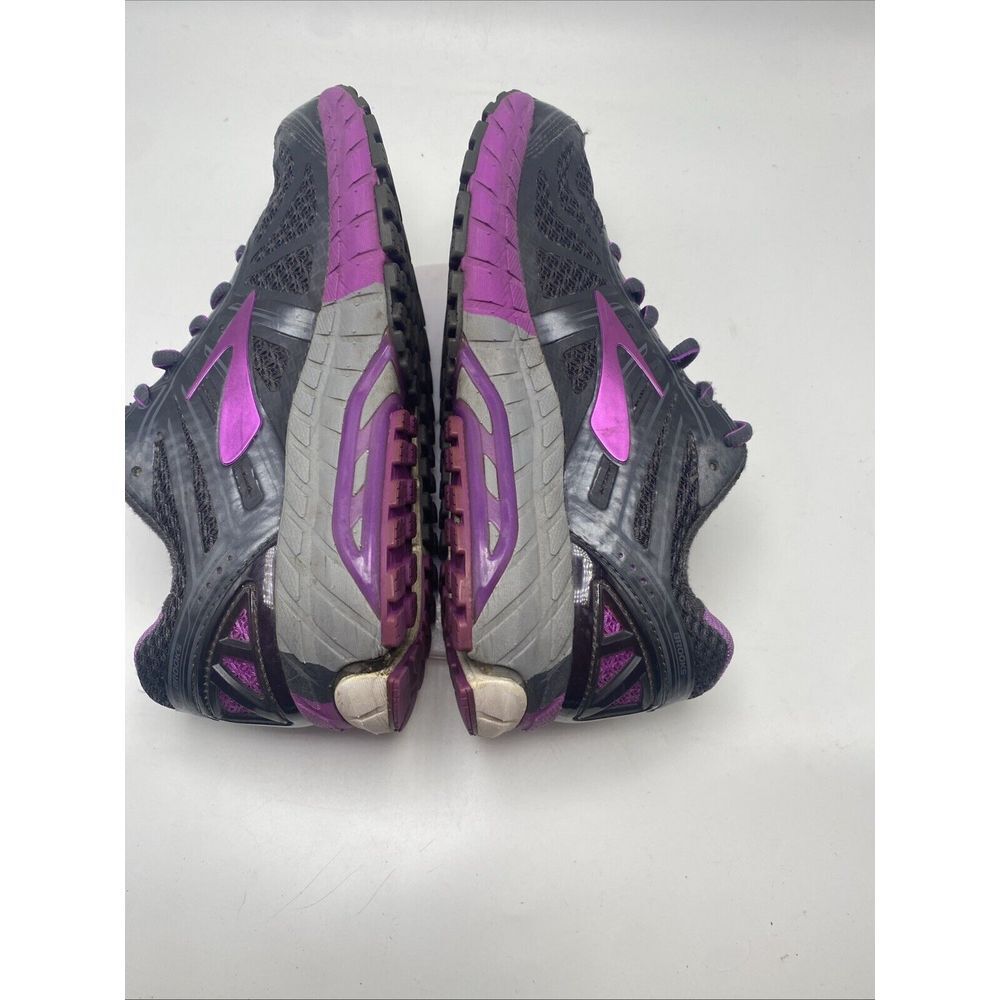 Brooks Shoes Women Size 6 Ariel Running  Black Purple Athletic 3672 - Picture 9 of 16